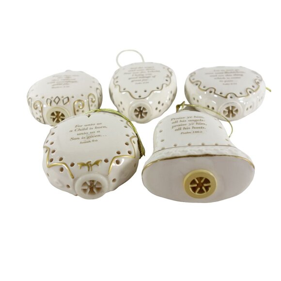 Vintage Danbury Mint Nativity Illuminated Christmas Holiday Ornaments Lot of 5 - Picture 8 of 9